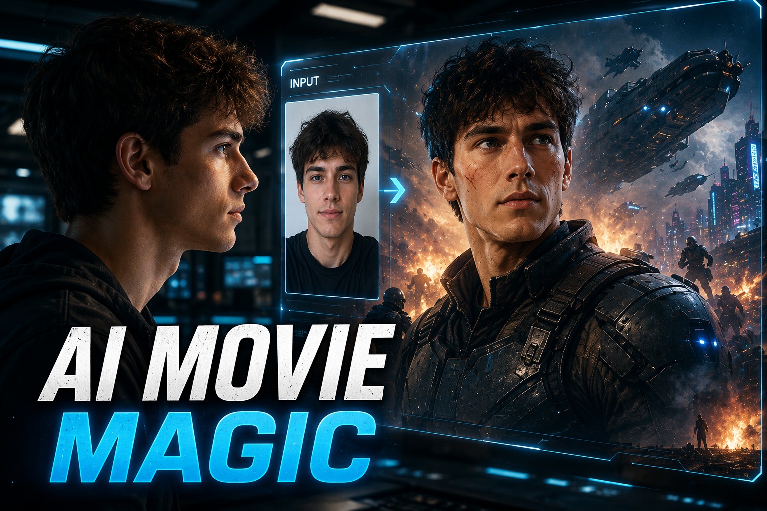 AI Photo Generator: Turn Yourself Into a Movie Hero in Epic Cinematic Scenes