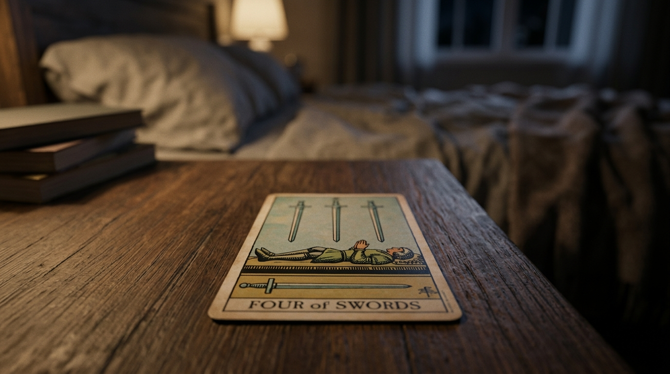 Stuck in Overthinking? The Four of Swords Taught Me to Calm My Racing Mind