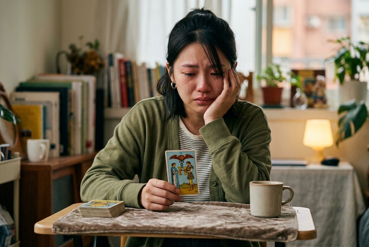 聖杯二(Two of Cups)異地戀解析：對方想法是什麼？看准這3個關鍵信號