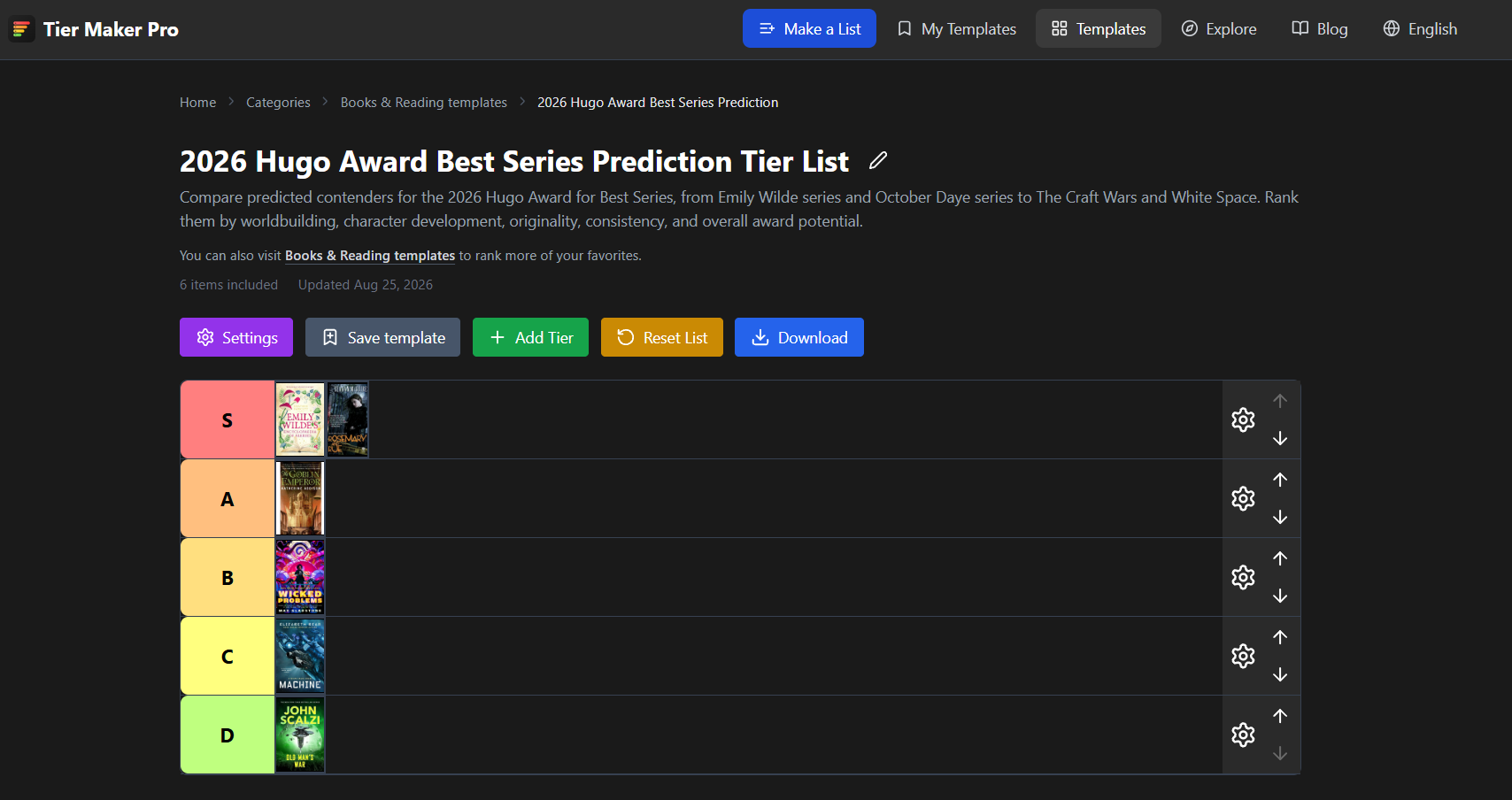 Hugo Award Best Series