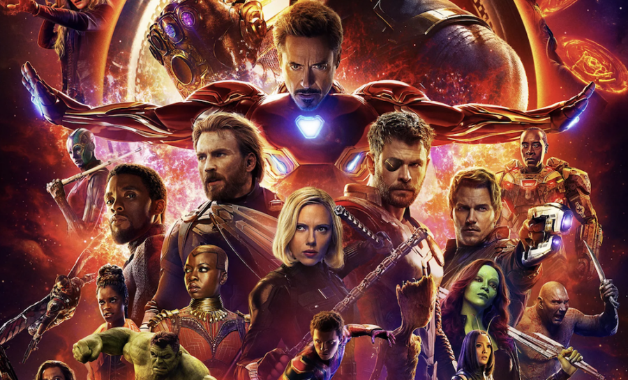Cover illustration for the Best Marvel Movies Ranking tier list maker, with MCU heroes facing an epic final battle