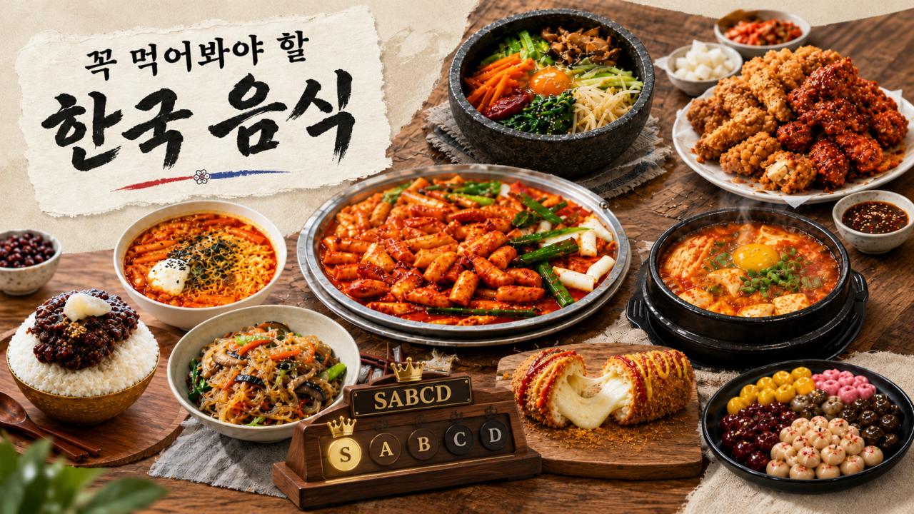 꼭 먹어봐야 할 한국 음식